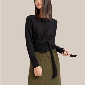 Modern Citizen Stevie Long Sleeve Wrap top - Sz M